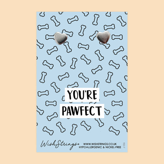 PAWFECT - Heart Stud Earrings | J126
