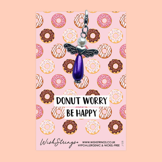 DONUT WORRY - Wish Angels, Clip on Keepsake | J128