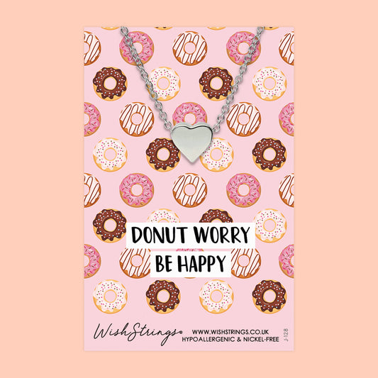 DONUT WORRY - HEART NECKLACE - J128