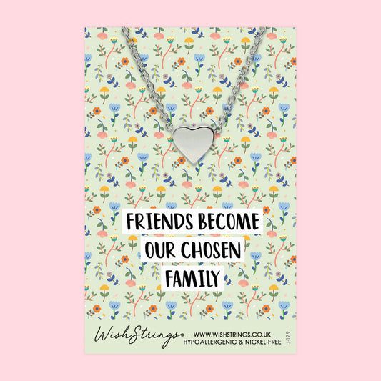 FRIENDS FAMILY - HEART NECKLACE - J129