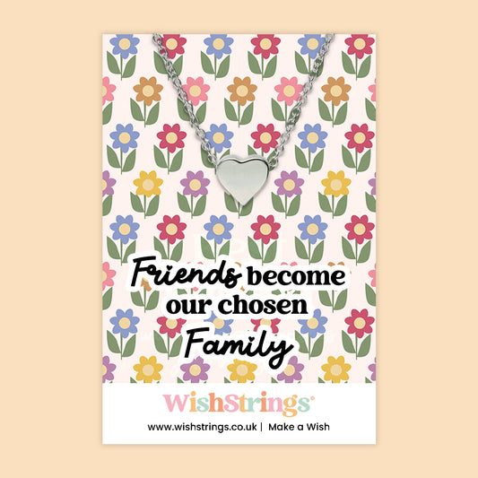 FRIENDS FAMILY - Heart Necklace - J129