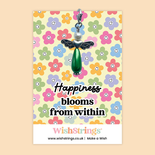 Happiness Blooms From Within - Wish Angels, Clip on Keepsake | J130