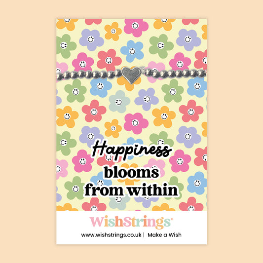 Happiness Blooms From Within - Heart Beaded Bracelet - J130