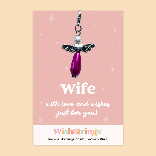 Wife - Wish Angels, Clip on Keepsake | J131