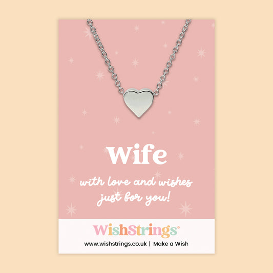 Wife - Heart Necklace - J131