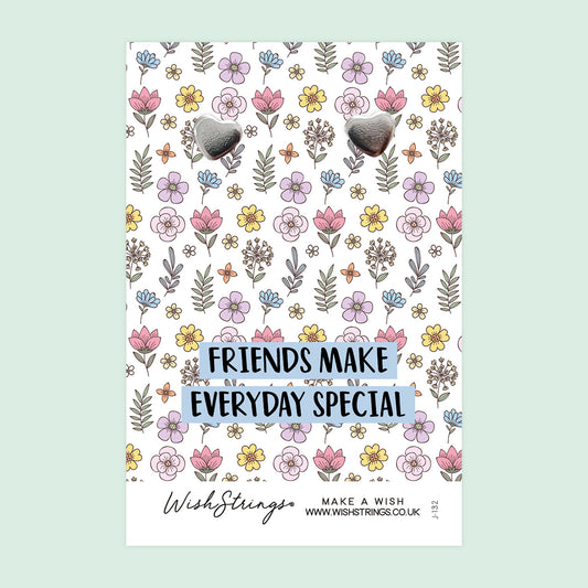 FRIENDS SPECIAL - Heart Stud Earrings | J132