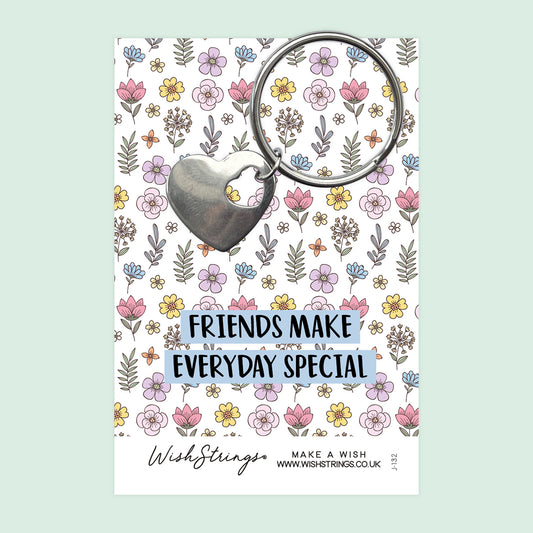 FRIENDS SPECIAL - HEART KEYRING - J132