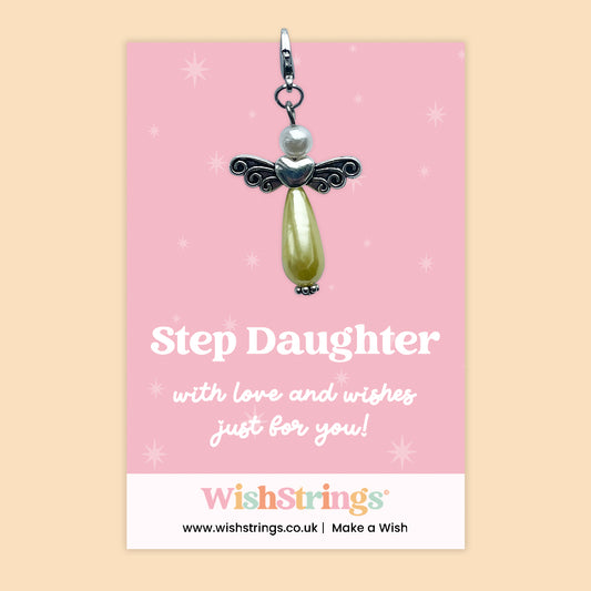 Step Daughter - Wish Angels, Clip on Keepsake | J136
