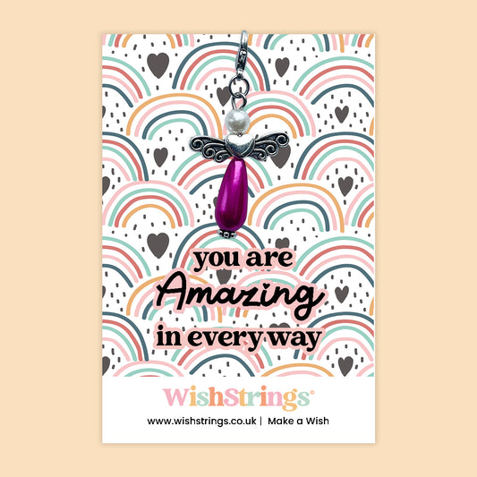 AMAZING IN EVERY WAY - Wish Angels, Clip on Keepsake | J137