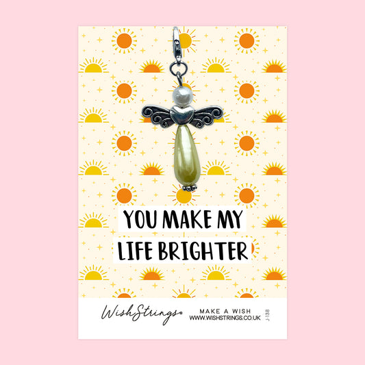 LIFE BRIGHTER - Wish Angels, Clip on Keepsake | J138