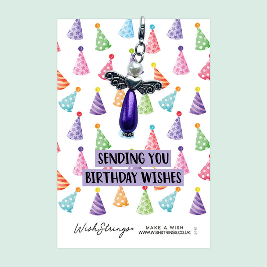 BIRTHDAY WISHES - Wish Angels, Clip on Keepsake | J141