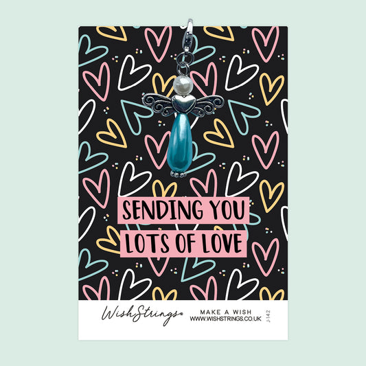 LOTS OF LOVE - Wish Angels, Clip on Keepsake | J142