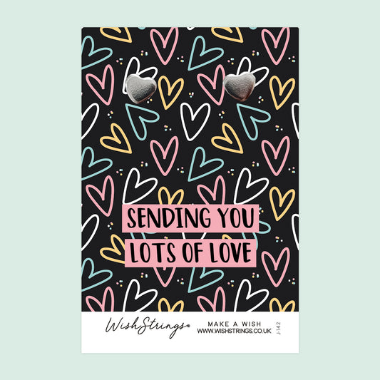 LOTS OF LOVE - Heart Stud Earrings | J142