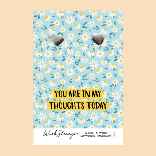 IN MY THOUGHTS - Heart Stud Earrings | J143