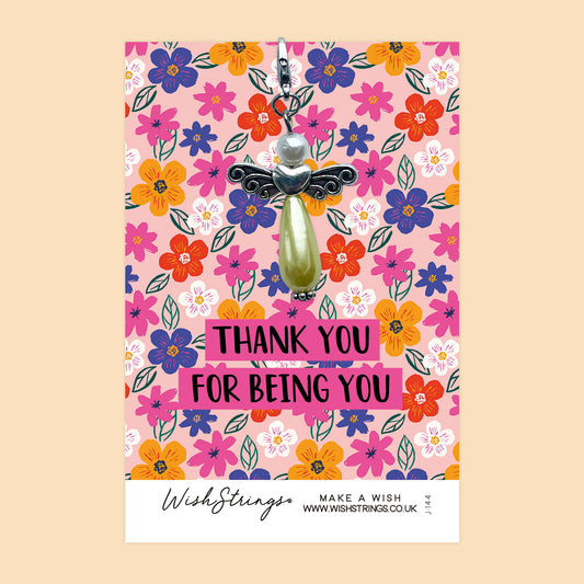THANK YOU FOR BEING YOU - Wish Angels, Clip on Keepsake | J144