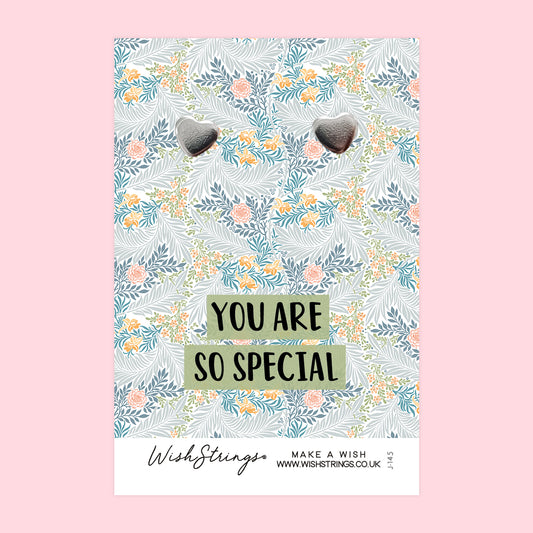 YOU ARE SO SPECIAL - Heart Stud Earrings | J145