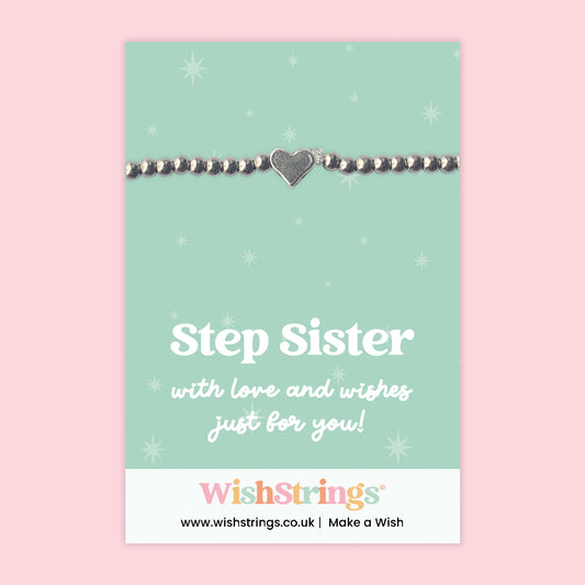Step Sister - Heart Beaded Bracelet - J146