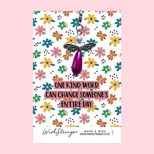 ONE KIND WORD - Wish Angels, Clip on Keepsake | J148