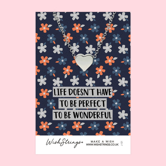 LIFE PERFECT - Heart Necklace - J151