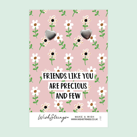 FRIENDS PRECIOUS - Heart Stud Earrings | J152