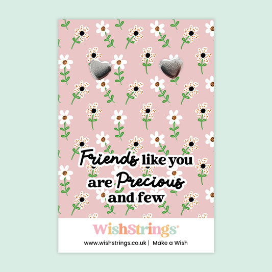FRIENDS PRECIOUS - Heart Stud Earrings | J152