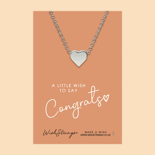 CONGRATS - HEART NECKLACE - J156