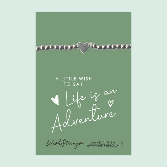 LIFE ADVENTURE - Heart Beaded Bracelet - J159