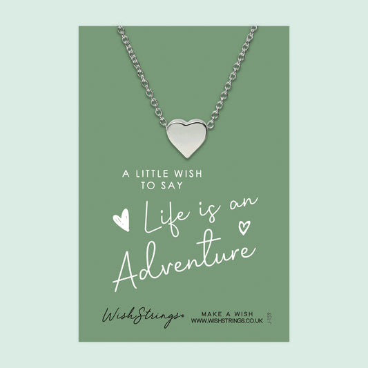 LIFE ADVENTURE - Heart Necklace - J159