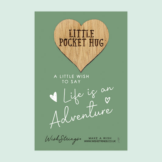 LIFE ADVENTURE - Oak Pocket Hug Token | J159