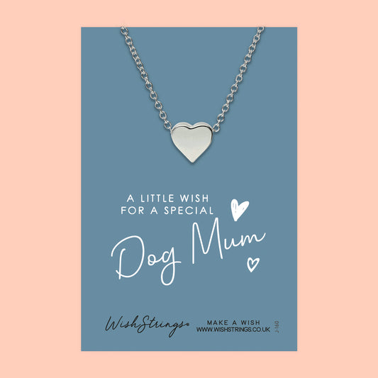 DOG MUM - HEART NECKLACE - J160