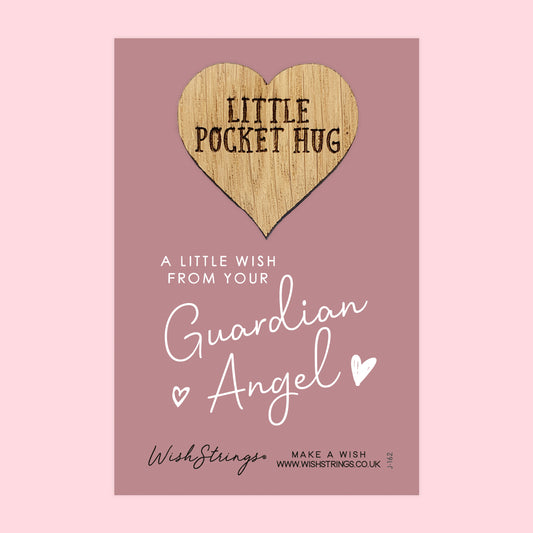 SALE | GUARDIAN ANGEL - Oak Pocket Hug Token | S102