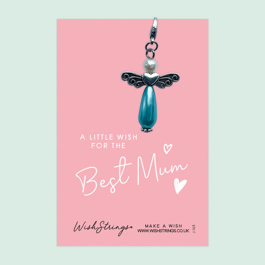 BEST MUM - Wish Angels, Clip on Keepsake | J163