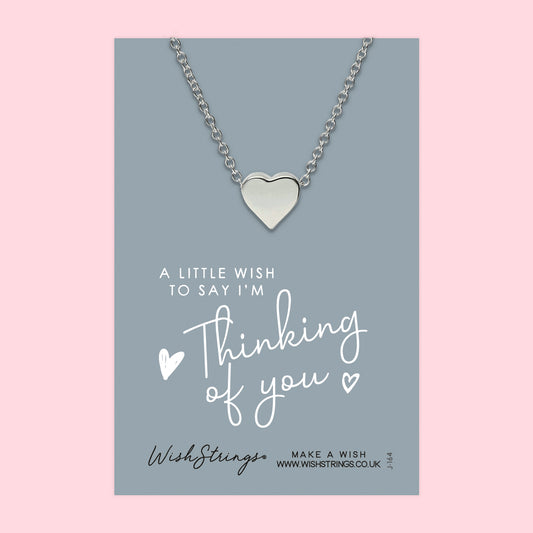 THINKING OF YOU - Heart Necklace - J164