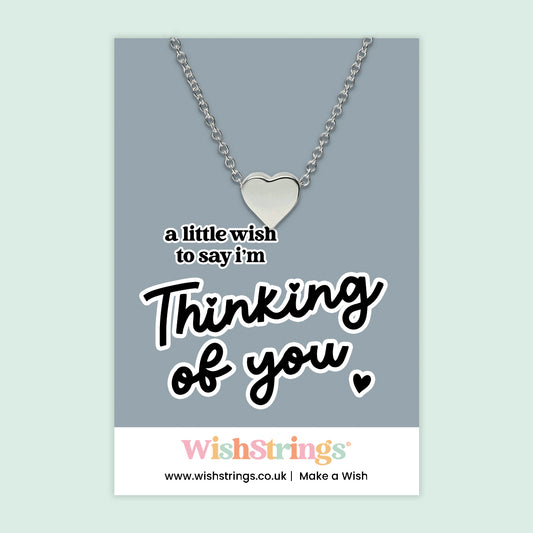 Thinking of You - Heart Necklace - J164