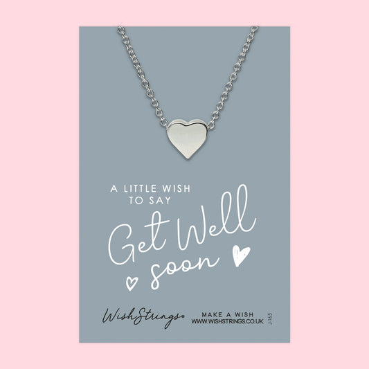 GET WELL SOON - HEART NECKLACE - J165