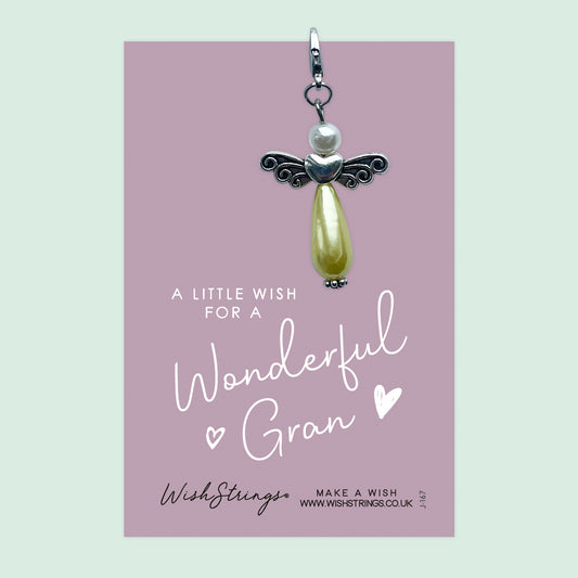 WONDERFUL GRAN - Wish Angels, Clip on Keepsake | J167