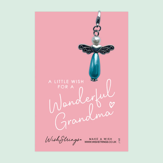 WONDERFUL GRANDMA - Wish Angels, Clip on Keepsake | J168