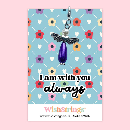 I Am With You Always - Wish Angels, Clip on Keepsake | J168