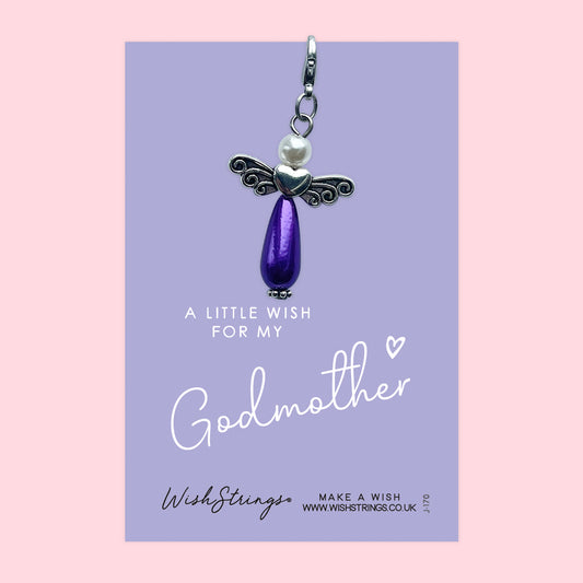 GODMOTHER - Wish Angels, Clip on Keepsake | J170