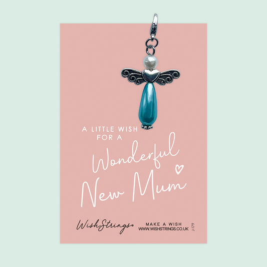 NEW MUM - Wish Angels, Clip on Keepsake | J179