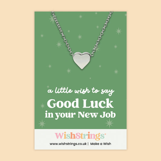 Good Luck in Your New Job - Heart Necklace - J180