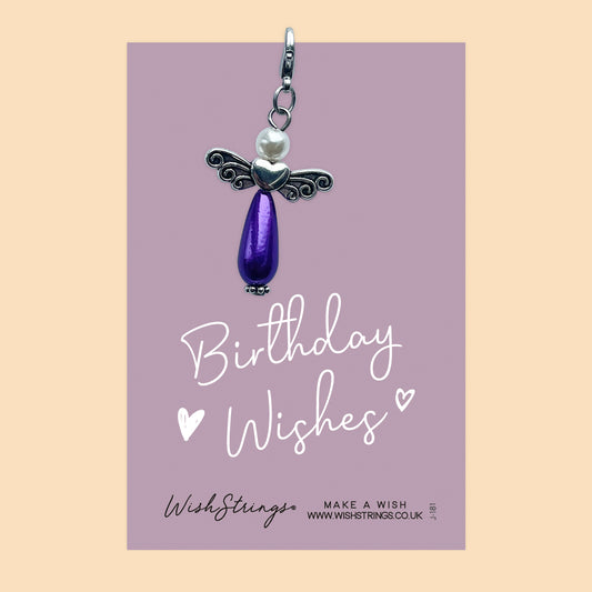 BIRTHDAY WISHES - Wish Angels, Clip on Keepsake | J181