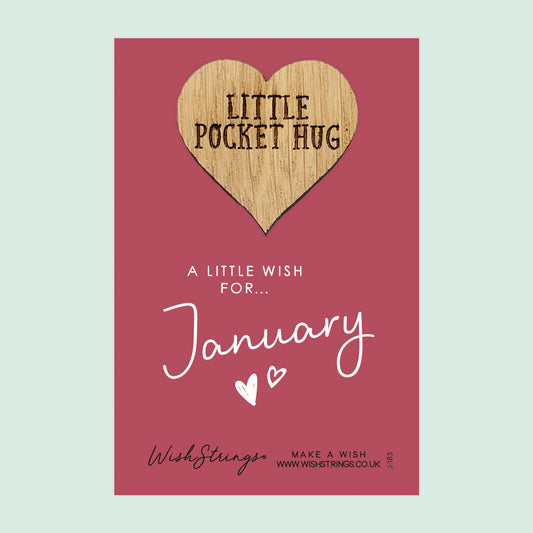 JANUARY - Oak Pocket Hug Token | J185