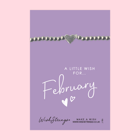 FEBRUARY - HEART BRACELET - J186