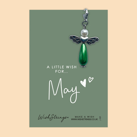 MAY - Wish Angels, Clip on Keepsake | J189