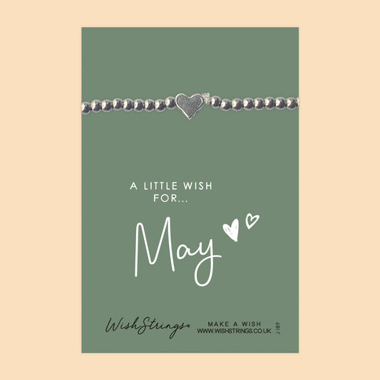 MAY - Heart Beaded Bracelet - J189