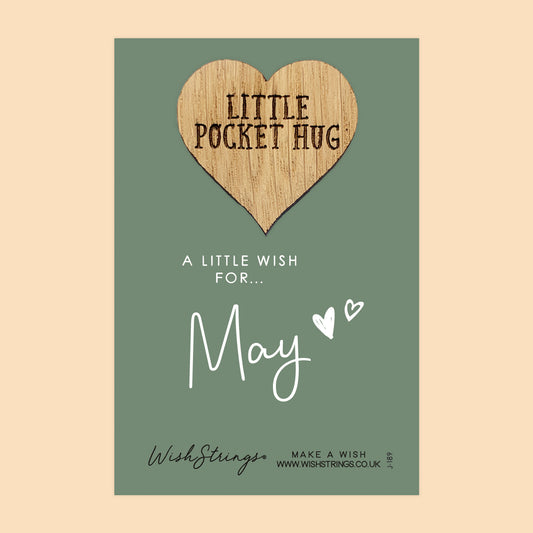 MAY - Oak Pocket Hug Token | J189