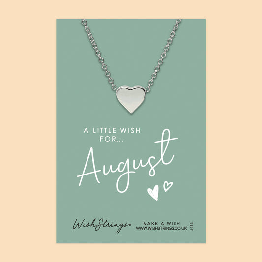 AUGUST - HEART NECKLACE - J192