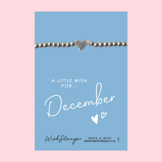 DECEMBER - HEART BRACELET - J196