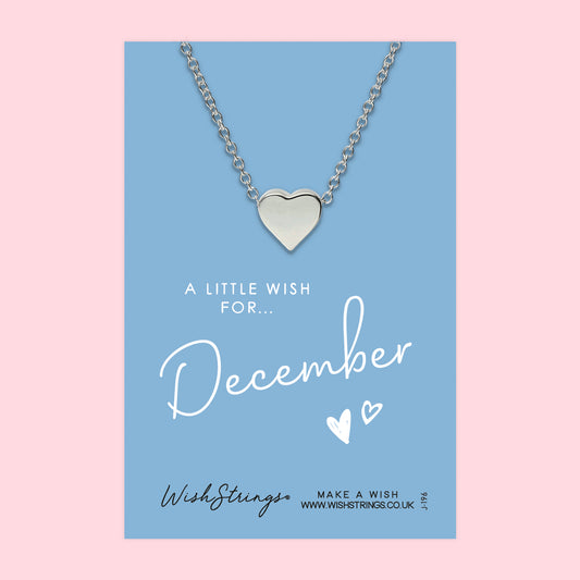 DECEMBER - HEART NECKLACE - J195